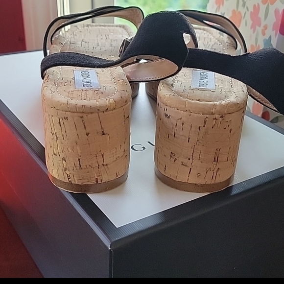 😎Steve Madden | Mule Wedge Sandals | Size 9.5 - Picture 6 of 10